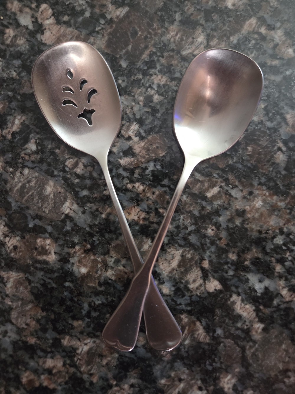 Oneida Community PATRICK HENRY Stainless Sugar Spoon & Jelly Server